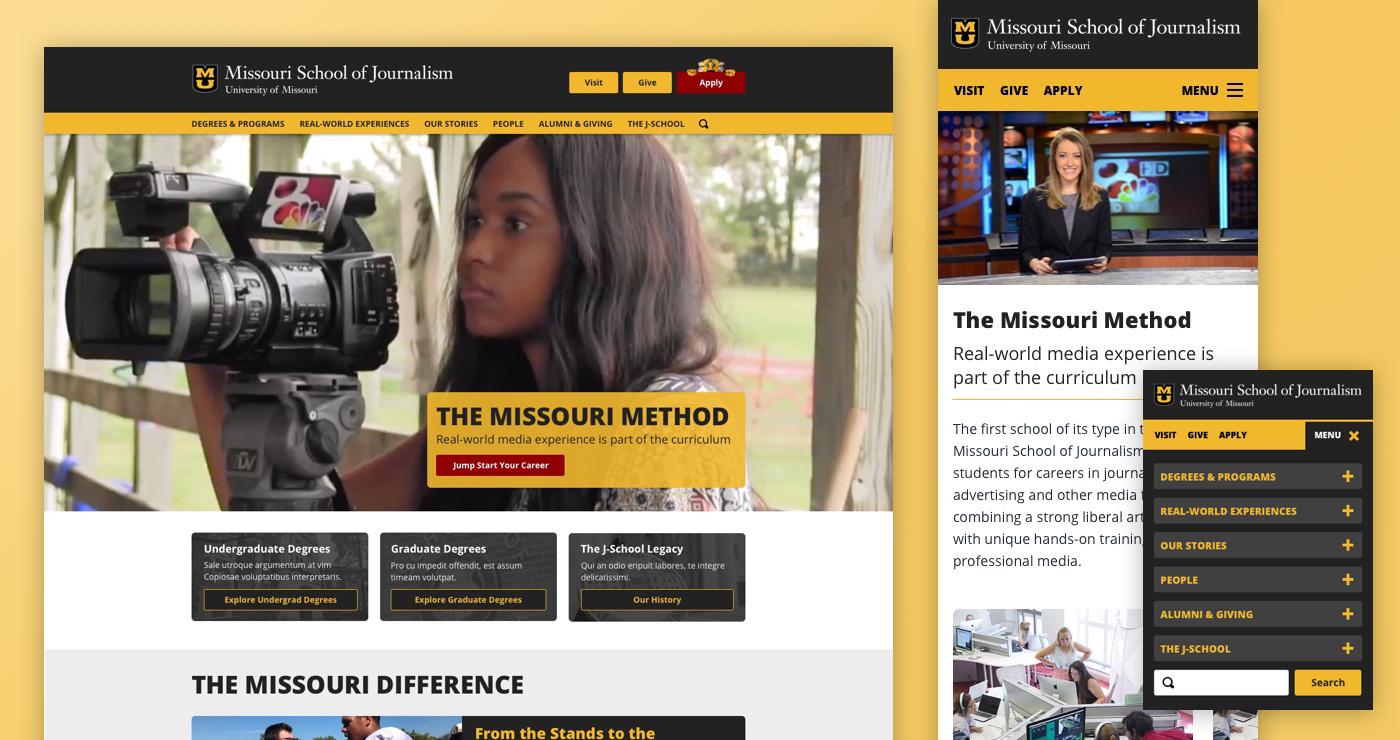 Missouri School of Journalism screenshot